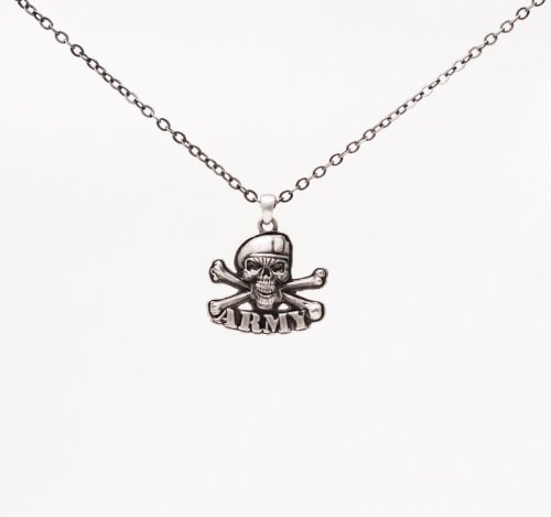 Mystica Collection Jewelry Necklace - Army Skull
