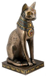 Egyptian Bronze Bastet Collectible Figurine