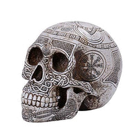 Pacific Giftware PT Viking Skull Resin Figurine Tabletop Statue