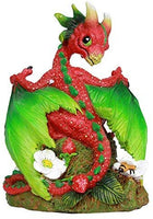 Pacific Giftware Strawberry Garden Dragon by Stanley Morrison Home Decor Statue