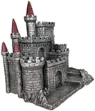 12 pieces of 3 inches Colored Dragons with Medieval Times Castle Display Set