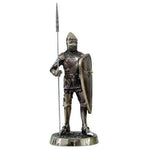 PTC 7 Inch Medieval Knight with Spear and Shield Statue Figurine