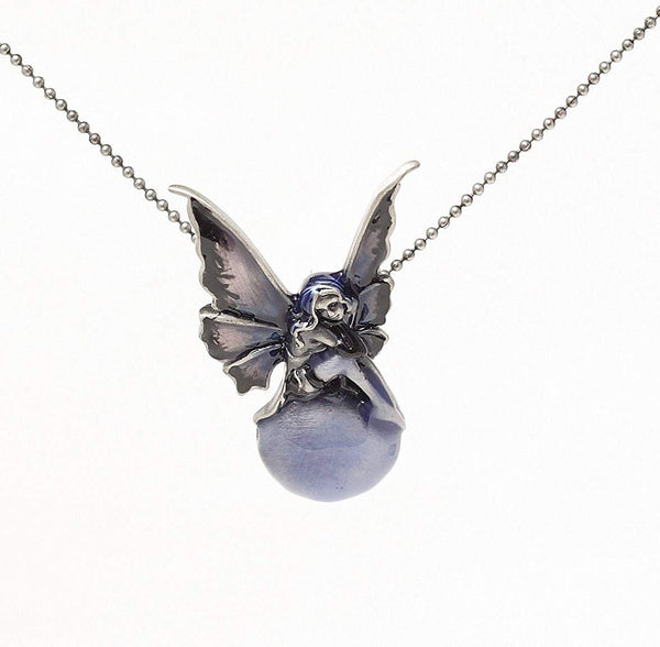 Jewelry Necklace Collection - Sweet Violet Bubble Rider Fairy
