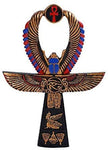 Pacific Giftware PT Egyptian Ankh Symbol Wings Scarab Eye of Horus Resin Collectible Figurine