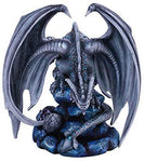Blue Rock Dragon and Baby by Anne Stokes Age of Dragons Collection