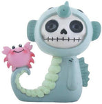 SUMMIT COLLECTION Furrybones Anchor Signature Skeleton in Sea Horse Costume with Little Pink Crab