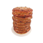 8 Inch Giant Stacked Chocolate Chip Cookies Ceramic Jar Figurine