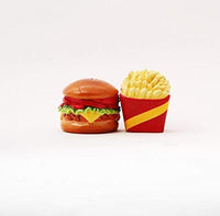 NEW! 4" Burger and Fries Magnetic Salt and Pepper Shakers