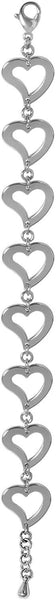 YTC Summit Open Heart Bracelet - Collectible Jewelry Accessory Bangle Brace Jewel