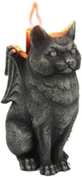 Pacific Giftware Cat Stone Gargoyle Candle Holder Collectible Figurine 5 Inches Tall