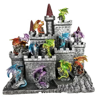 Medieval Times Fantasy Dragon set with Castle - 13pcs