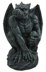 Poised Protector Winged Gargoyle Statue Guardian