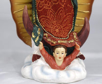 Pacific Giftware Our Lady of Guadalupe Virgin Mary Religious Statue Real Fabric Dress Collectible Figurine 12 Inch Tall