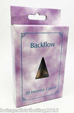 Back Flow Incense Cones Pack Of 20 Sandal, Rose, Lavender, Jasmine Scent