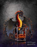 Fantasy Rum Dragon Collectible Figurine Drinks & Dragons Collection by Stanley Morrison 6.75"H