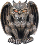 ABZ Brand Guardian Vampire Winged Red Eye Standing Gargoyle Candle Holder Statue Figurine Gothic Myth Fantasy Sculpture Decor