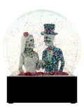 YTC Black and White Day of The Dead Bride and Groom Decorative Water Globe