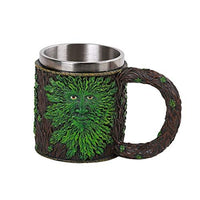 PT Greenman Collectible Resin Figurine Drinkable Coffee Mug with Removable Stainless Steel Inner