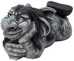 5.06 Inch Funny Gargoyle with Boots Laying Down Statue Figurine