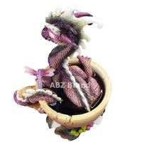 ABZ Brand Coffee Bean Leaf Pinky Dragon in Coffee Cup