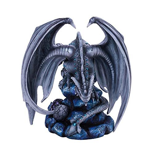 Blue Rock Dragon and Baby by Anne Stokes Age of Dragons Collection