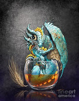 Fantasy Whiskey Dragon Collectible Figurine Drinks & Dragons Collection by Stanley Morrison 6.25"H