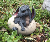 Pacific Giftware Garden Dragon Hatchling Decorative Accent Sculpture Stone Finish 10 Inch Tall