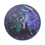 Dragonfly Naiad Fairy 13.5" Wall Clock Round By Anne Stokes