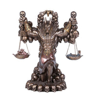 ABZ Brand Ancient Egyptian The god of Embalming and The Dead Anubis Holding The Scale of Justice Figurine Statue