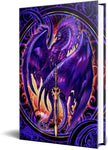Dragon Fantasy Nether Blade Dragon Embossed Journal Diary Notebook with Strip 6" X 8"