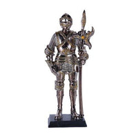 7" Tall Medieval Knight Statue Figurine Suit of Armor with Stand
