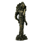 12.75 Inch Resin Standing Geisha Woman with Umbrella Statue Figure