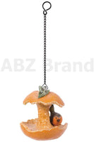 ABZ Brand Garden Farm Colorful Fruits Hanging Wild Bird Feeder (Orange)