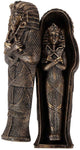 Ancient Egyptian Artifact Collectible King Tut Sarcophagus Coffin w/ Mummy...