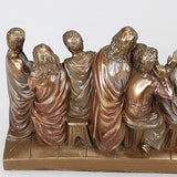 Last Supper with Jesus and His Apostles Statue Figurine La Ultima Cena de Jesus Cristo