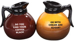 Attractives Magnetic Ceramic Salt Pepper Shakers Coffee Pots (multi-colored, 1)