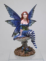 6.25 Inch Bottom of The Garden Fairy on Mushroom Statue Figurine
