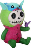 YTC Summit International Furrybones Humphrey Skeleton in Costume with Bird Figurine Statuette Halloween