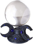 Pacific Giftware Triple Moon Goddess Wiccan Witchraft Crystal Gazing Ball