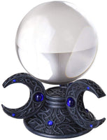 Pacific Giftware Triple Moon Goddess Wiccan Witchraft Crystal Gazing Ball