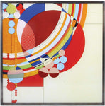 YTC Square FLW March Balloons in Colorful Circle and Stripe Designs