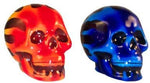 Flaming Skull Set of Salt and Pepper Shakers