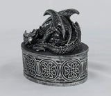 Pacific Giftware Medieval Fantasy Mythical Dragon Lidded Treasure Trinket Box