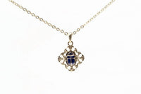 Lead-free pewter Necklace - Scarab