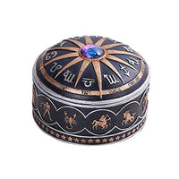 Pacific Giftware PT Zodiac Horoscope Trinket Jewelry Resin Box Tabletop Home Decor