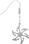 Tribal Flower Earrings - Collectible Dangle Jewelry Accessory Jewel