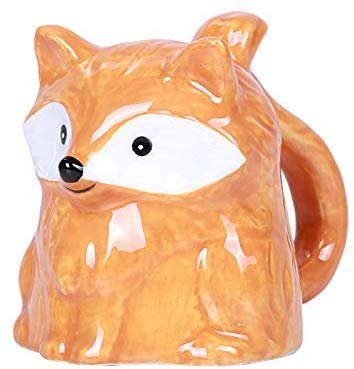 Pacific Giftware Topsy Turvy Fox Expresso Mug Adorable Mug Upside Down Home Office Decor