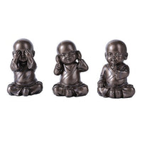 See Hear Speak No Evil Monks Statue Set of Three