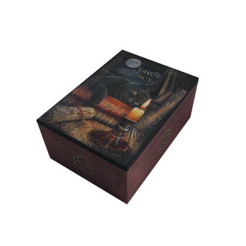 PTC 6.25 Inch Witching Hour Tarot Card Jewelry/Trinket Box Figurine