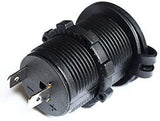 BANDC Waterproof Marine Motorcycle ATV Rv Lighter Socket Power Outlet Socket Receptacle 12v Plug